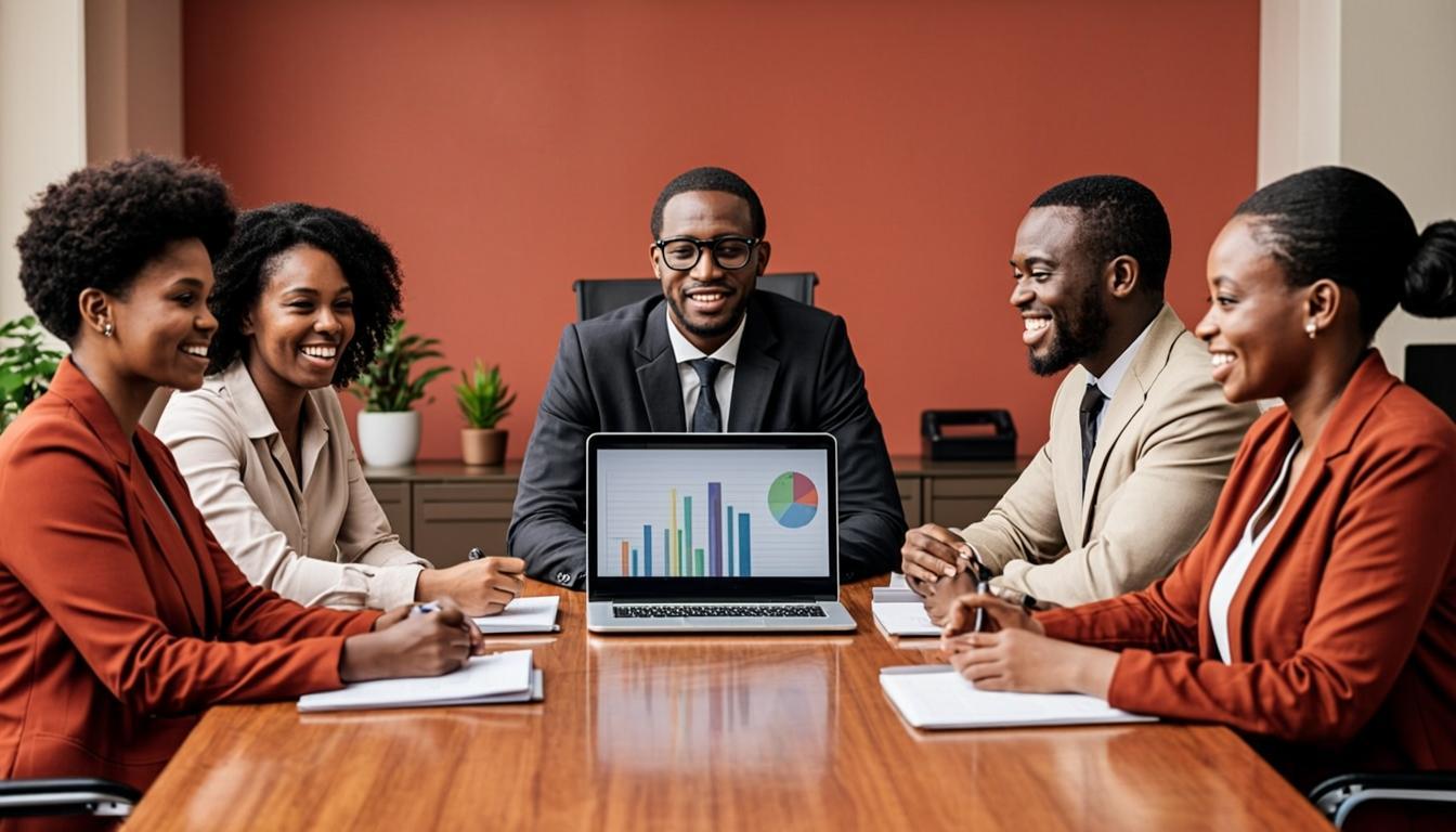 Équipe COMMERCIO accompagnant un client